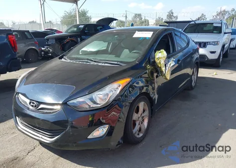 2012 Hyundai Elantra Gls (Ulsan Plant) z USA, uszkodzony, nr VIN KMHDH4AE0CU283231